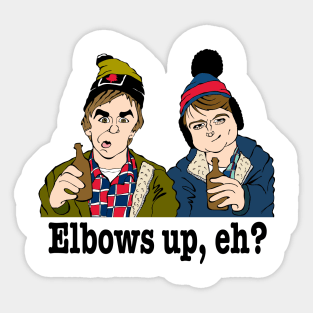 ELBOWS UP CANADA! Sticker